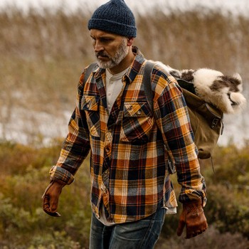 Men's robust flannel shirt